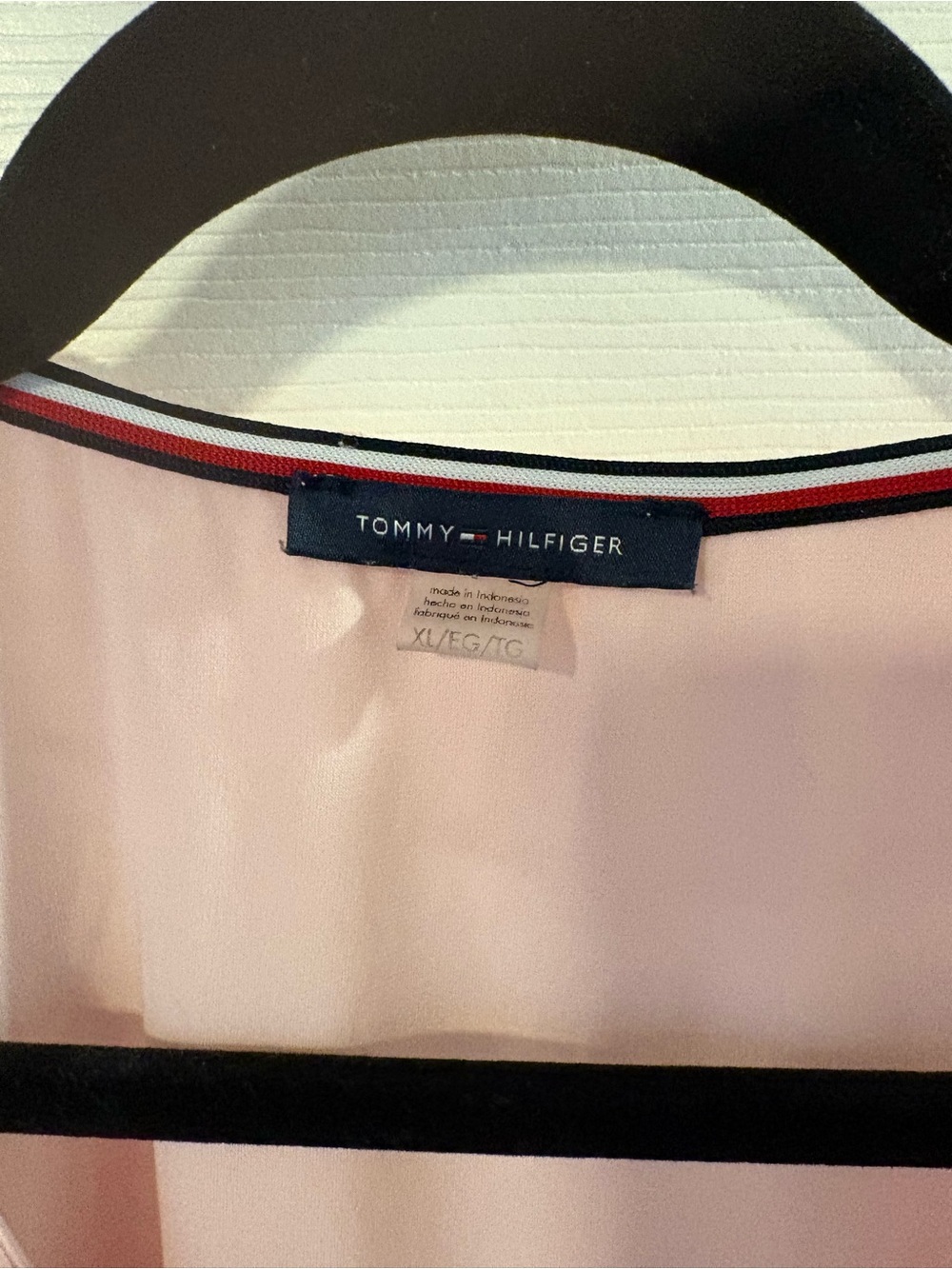 Tommy Hilfiger Light Pink Ruffle Sleeveless Blouse - Picture 2 of 5
